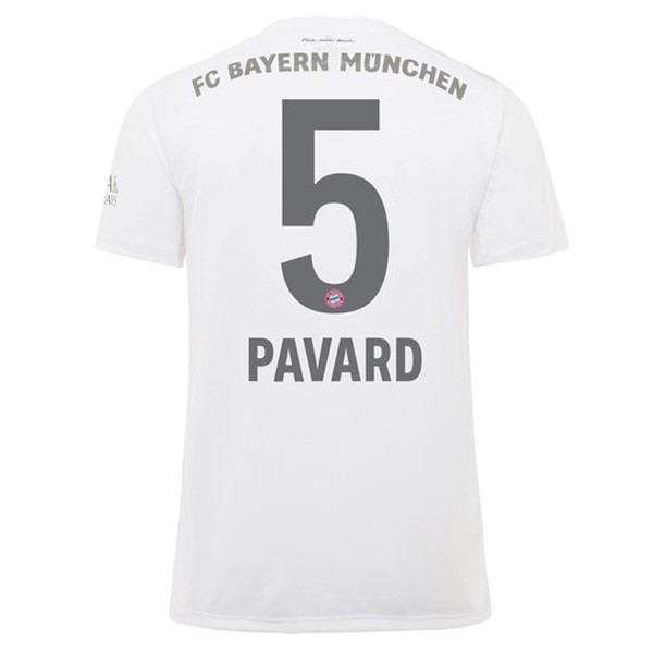 Trikot Bayern München NO.5 Pavard Auswarts 2019-20 Weiß Fussballtrikots Günstig
